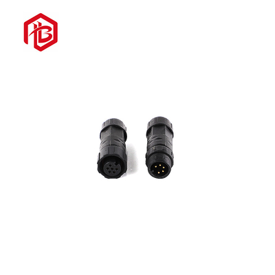 Waterproof Circular Connector M12 Female And Male Push Locking For Display