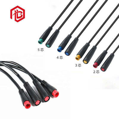 Shenzhen Bett Electronic M6-M8 Power Cable Connector 2~8 Core Waterproof Male Female Plug 2~5 Pin Copper Contact Connectors