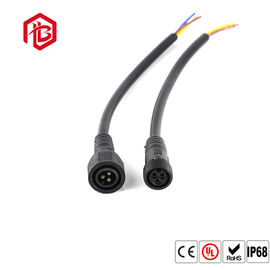 LED Stage Lighting PVC Black White Waterproof Cable Connector