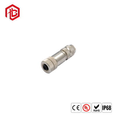 Купить IP67 водоустойчивый тип соединитель PCB держателя панели 3/4/5/8/12/17P авиации M12 женский с защищаемым Pin online manufacture