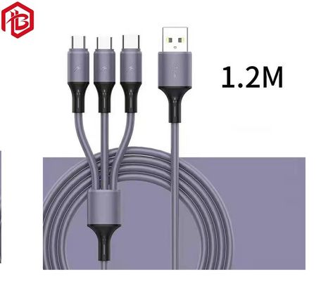 Купить Нейлон заплел 3ft 6ft 10ft 3 в 1 типе кабеле Usb кабеля заряжателя Usb 3,0 микро- данным по c быстром поручая online manufacture