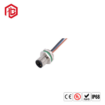 Купить Задний фронт - код 3pin 4pin 5pin 8pin 12pin мужской разъем-розетки водоустойчивый a держателя M12 панели online manufacture