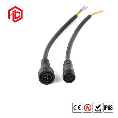 Купить Custom M15 IP68 Waterproof Aerospace PCB Male Female Connector with 1P/2P/3P/4P/5P/6P Power Cable Plug for LED Strips online manufacture