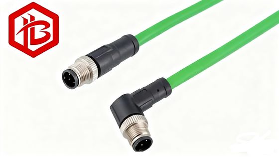 Купить Водонепроницаемый прямой кабель Ethernet M12, разъем «папа» на угловой RJ45 для трубопроводов - Digital Mini - 8-контактный «папа» к Rs-422 M 4A online manufacture