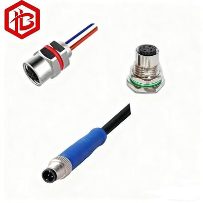 Купить OEM ODM M5 4 Pin мужской/женский водонепроницаемый круговой разъединительный кабель для аэрокосмических RF UHF ПКУ online manufacture