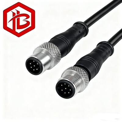 Купить M12 Металлический штекер Аэрокосмический штекер/розетка UHF PCB RF 8A IP68 3-6 контактов A-код Canbus Литьевой разъем online manufacture