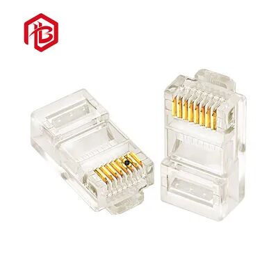 Купить Высокопроизводительный 24-вольтовый экранированный разъем RJ45 для печатной платы с разъемом RF Power, выполненный из фосфористой бронзы CAT5 UTP, со степенью защиты IP65 online manufacture