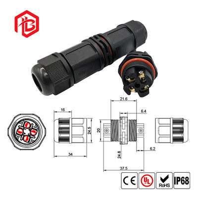 Купить BETT L20 L Type Male/Female Copper Waterproof Connector (IP68) для UHF/RF приложений в аэрокосмической и солнечной энергетике online manufacture