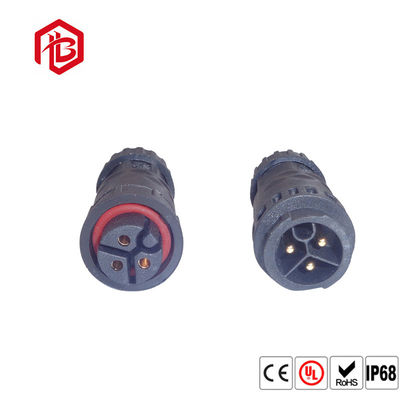 Купить Мужчины гнездового разъема IP68 3Pins нейлон PVC водоустойчивого кругового резиновый для освещения СИД online manufacture
