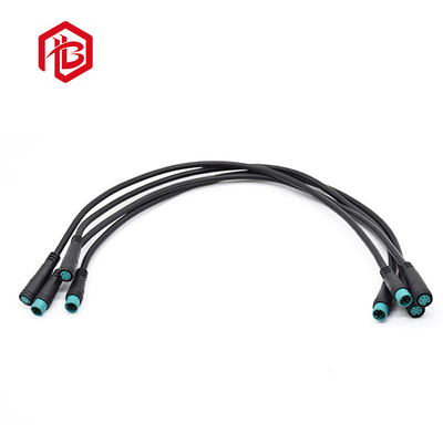 M8 2Pin Nylon IP68 Male Female Electric Bike Waterproof Cable Connector Plug