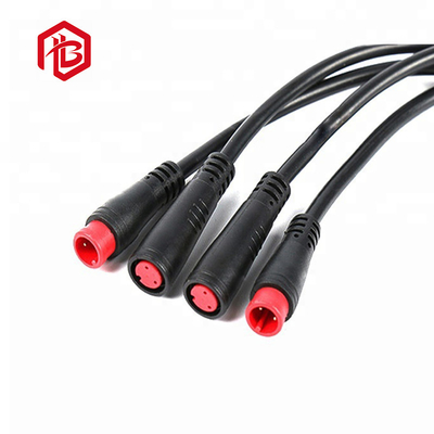 M8 2Pin Nylon IP68 Male Female Electric Bike Waterproof Cable Connector Plug