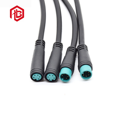 M8 2Pin Nylon IP68 Male Female Electric Bike Waterproof Cable Connector Plug