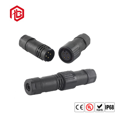 12A 4core A18 IP68 Universal Power Battery Male Female Plug LED Connector Automotive Plant Light Quick Lock Waterproof Connector