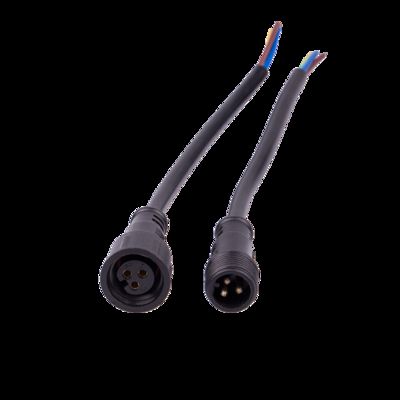 M17 2 Pin Electrical Wire Connector Male Female Plug IP68 Waterproof LED Cable Connector