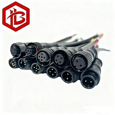 M8 M10 M12 M14 M16 M18 Male and Female Connector 2 3 4 5 6 7 8 10 Pin Circular LED Outdoor Lighting Waterproof Cable Connector