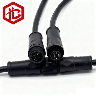 M8 M12 M16 M18 M20 Waterproof Connector 3 Pin 3 Core IP65 IP67 IP68 Metal Male Female Plug LED Connector