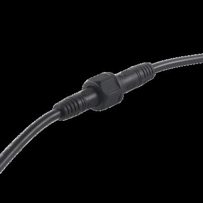 M15 IP65 Waterproof 16A Connectors 2pin Male Female Aerospace RF PVC Copper Contact Material Nylon Housing Power Wire
