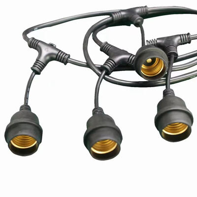 E27 Lamp Socket Copper Male/Female Adapter 220V High Quality PCB RF FPC Power LED Electric Lamp Holder with Wire Switch