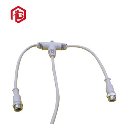 T Type Male/Female Copper Waterproof Connectors Three Way 2 3 4 Pin Cable for Aerospace Power Outdoor Lighting