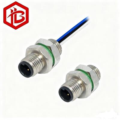 OEM ODM M5 4 Pin Male/Female Waterproof Circular Connector Cable for Aerospace RF UHF PCB Power Applications