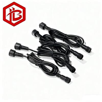 M11 PVC Plug UHF PCB Male Female Multi-Pin Circular LED Outdoor Lighting Waterproof Cable Connector