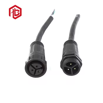 M25 Nylon Waterproof Male/Female Copper Connector with Cable IP68 Rated for Solar Power Systems