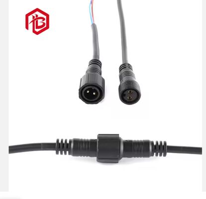 IP68 Rated 6A Waterproof Nylon Connector with Customizable Cable Length for LED Adaptor