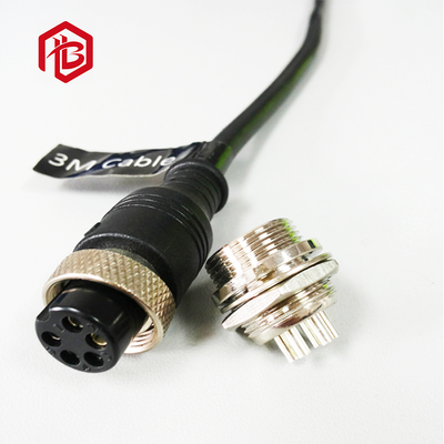 Bett Metal IP65 Waterproof 3-Pin GX16 Connector for Solar Power System and Wire Connections