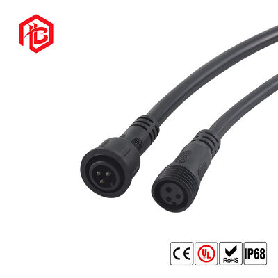 M19 Waterproof IP68 Nylon Cable Connector for Microwave and LED Lighting Applications (Custom)