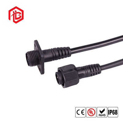 M15 FLANGED POWER WATERPROOF PLUG Male/Female Copper Contact IP68 Rated