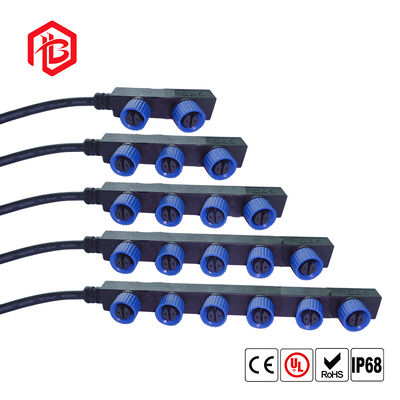 M15F Waterproof Connector for FPC Microwave RF UHF Applications IP68 Rated