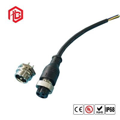 GX12 Aerospace Power Plug 2A/6A Rated Copper Contact Nylon Housing for FPC and PCB Applications